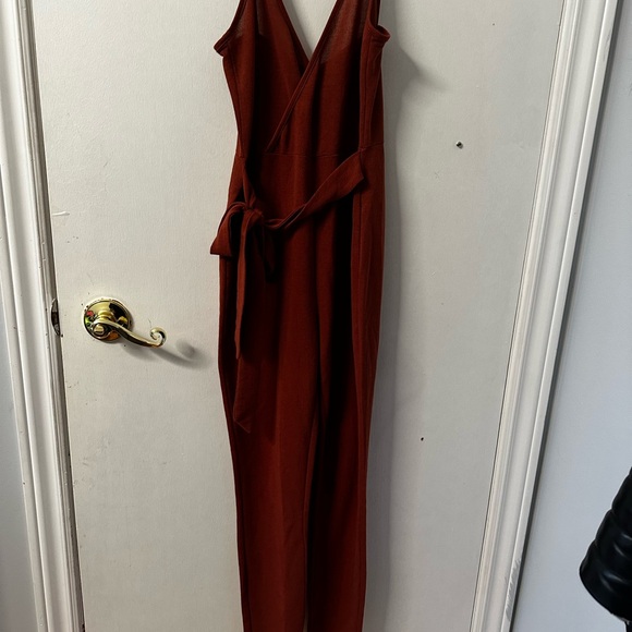 SHEIN Front Tied One Piece Jumpsuit - Picture 7 of 7